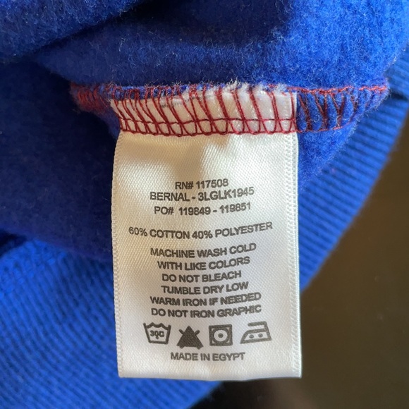 Levi’s sweatshirt vintage style size xlarge red/blue/white - Picture 6 of 6